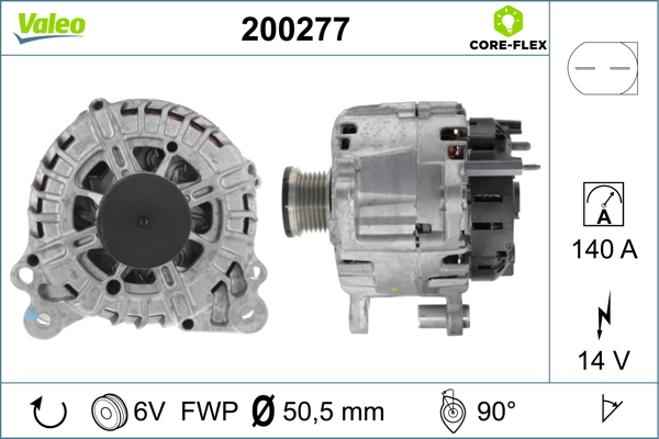 Valeo Alternator/Dynamo 200277