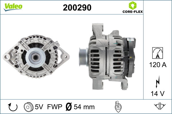 Valeo Alternator/Dynamo 200290