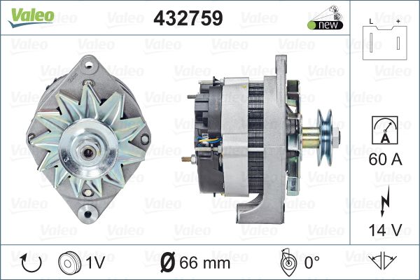 Valeo Alternator/Dynamo 432759