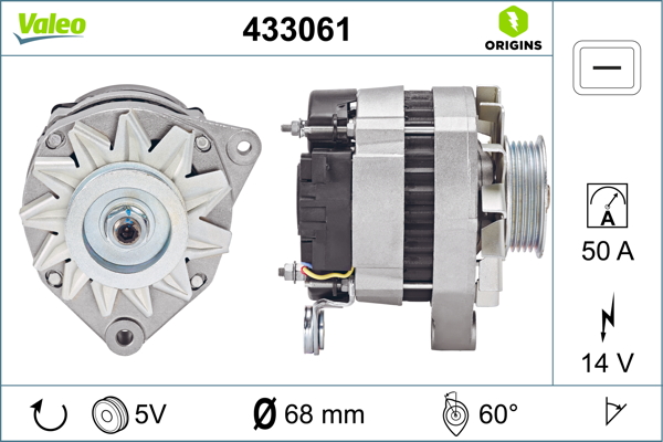 Valeo Alternator/Dynamo 433061