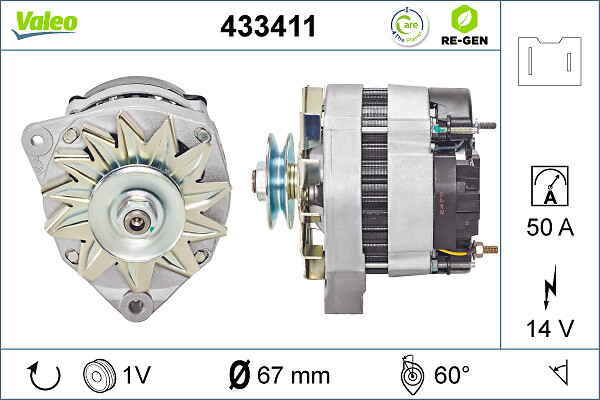 Valeo Alternator/Dynamo 433411