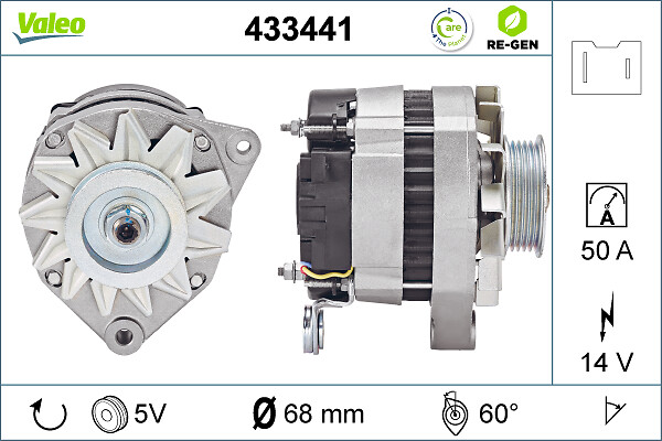 Valeo Alternator/Dynamo 433441