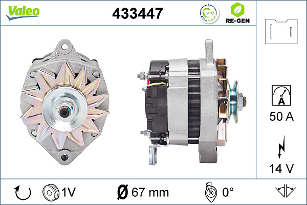 Alternator/Dynamo Valeo 433447