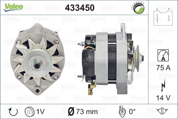 Valeo Alternator/Dynamo 433450