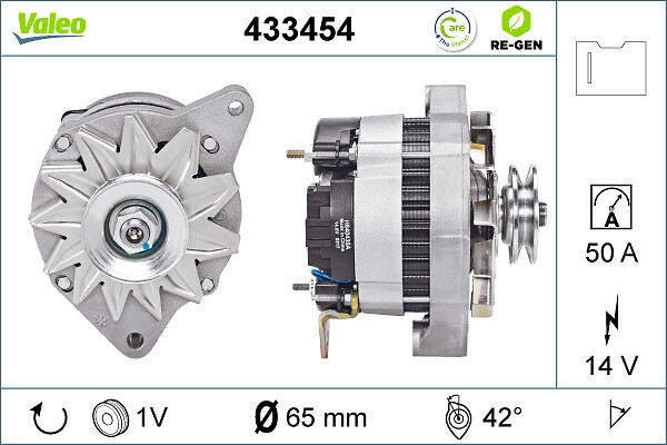 Valeo Alternator/Dynamo 433454