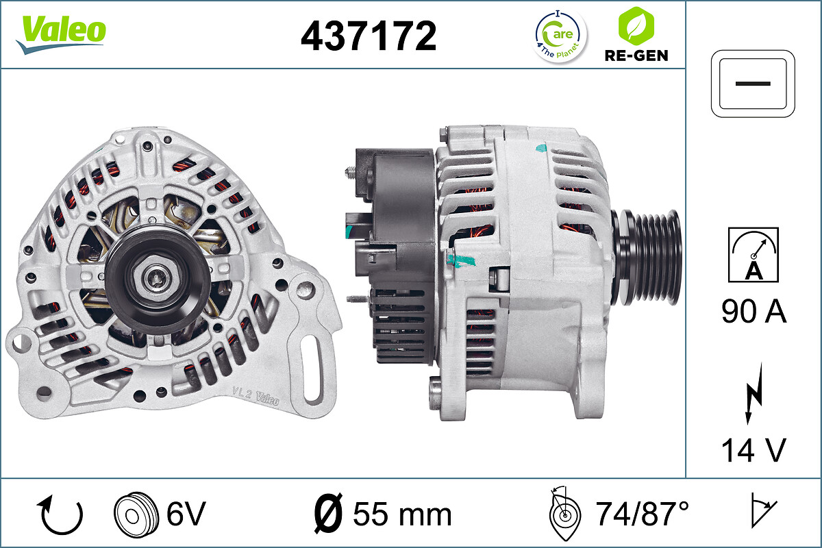 Valeo Alternator/Dynamo 437172