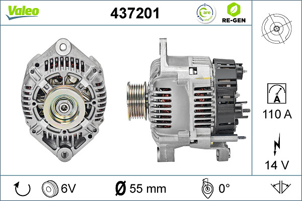 Alternator/Dynamo Valeo 437201