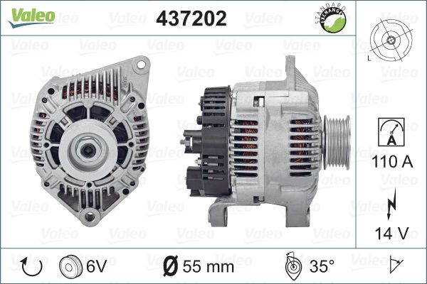 Alternator/Dynamo Valeo 437202