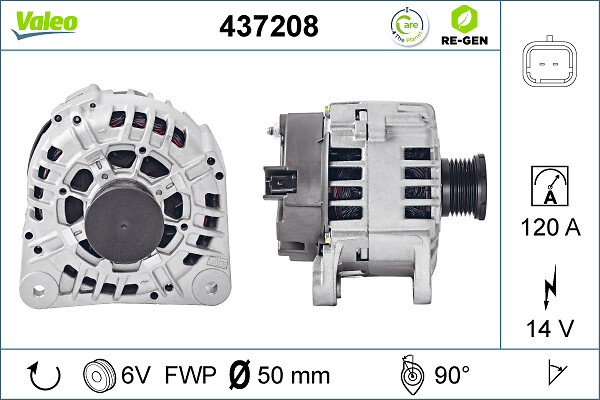 Valeo Alternator/Dynamo 437208