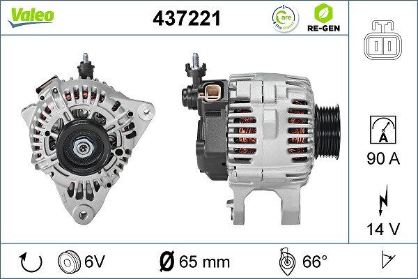 Alternator/Dynamo Valeo 437221