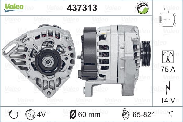 Valeo Alternator/Dynamo 437313