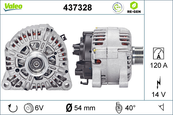 Valeo Alternator/Dynamo 437328