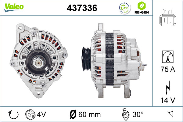 Valeo Alternator/Dynamo 437336