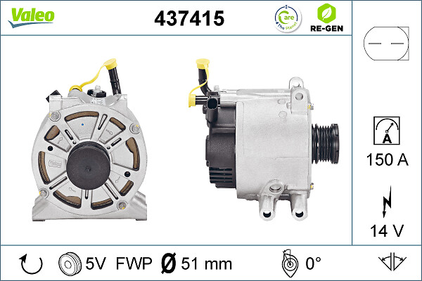 Valeo Alternator/Dynamo 437415