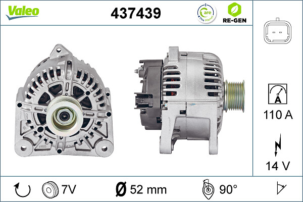 Valeo Alternator/Dynamo 437439