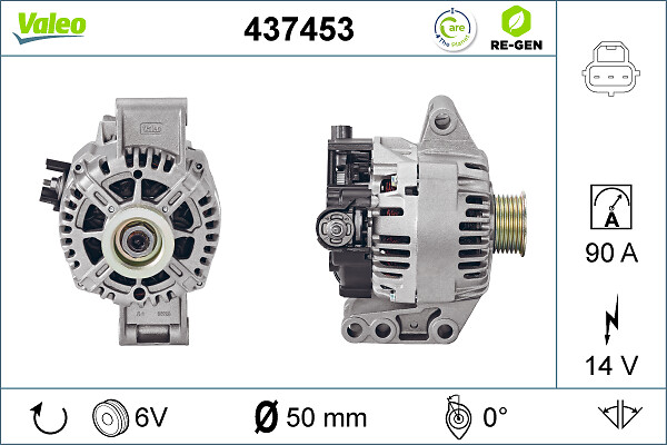 Valeo Alternator/Dynamo 437453