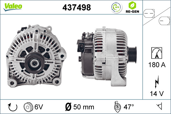 Valeo Alternator/Dynamo 437498