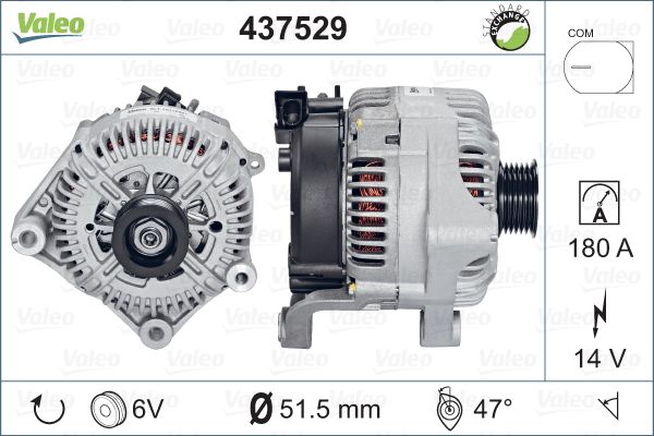 Valeo Alternator/Dynamo 437529