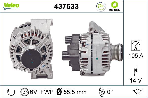 Valeo Alternator/Dynamo 437533