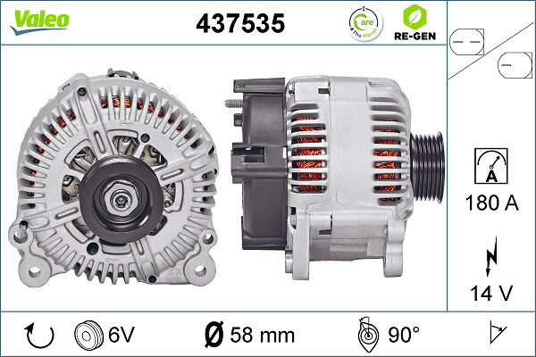 Valeo Alternator/Dynamo 437535