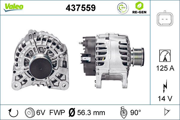 Valeo Alternator/Dynamo 437559