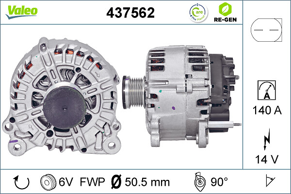 Valeo Alternator/Dynamo 437562