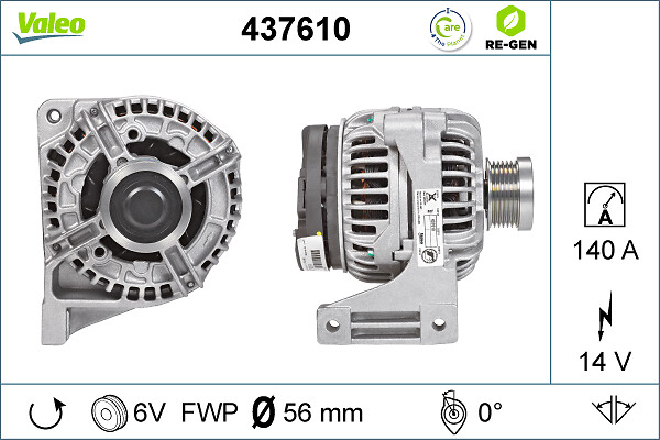 Valeo Alternator/Dynamo 437610