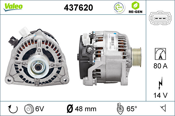 Alternator/Dynamo Valeo 437620