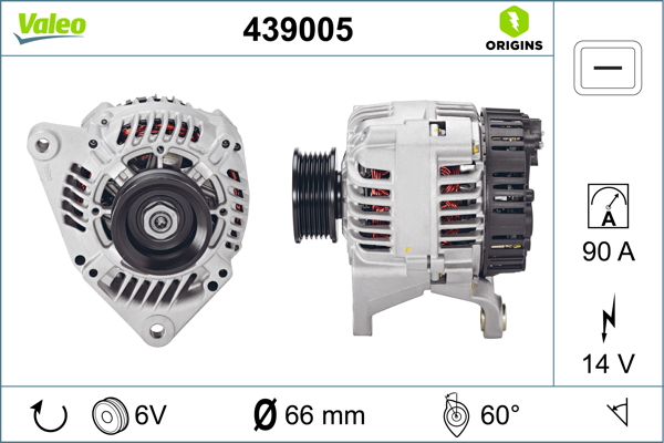 Valeo Alternator/Dynamo 439005