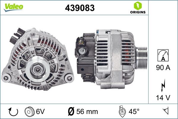 Valeo Alternator/Dynamo 439083