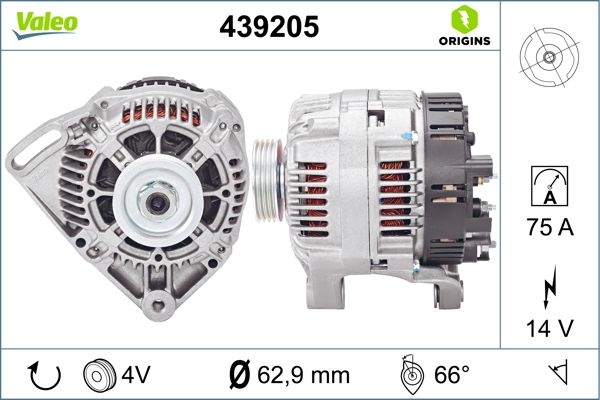 Alternator/Dynamo Valeo 439205