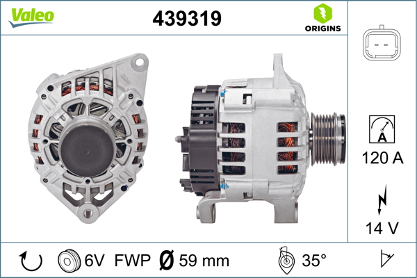 Valeo Alternator/Dynamo 439319