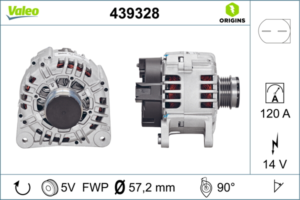 Valeo Alternator/Dynamo 439328