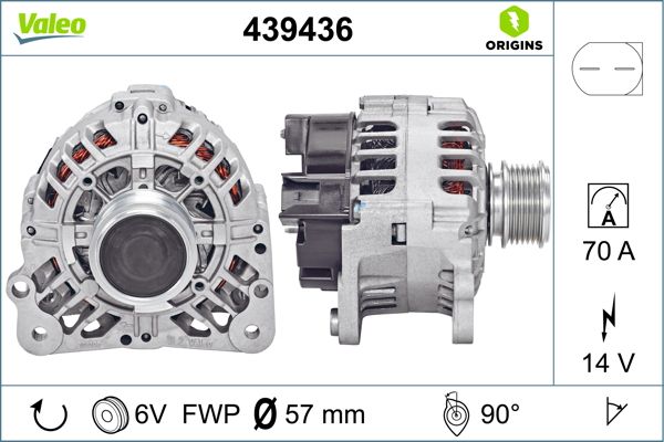 Valeo Alternator/Dynamo 439436