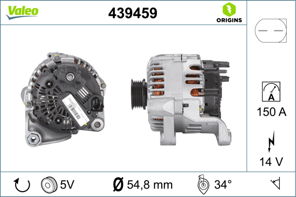 Valeo Alternator/Dynamo 439459