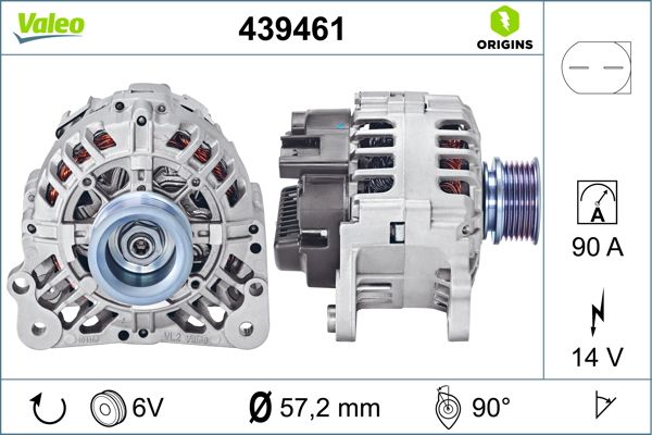 Alternator/Dynamo Valeo 439461