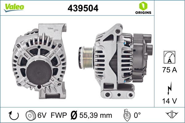 Valeo Alternator/Dynamo 439504