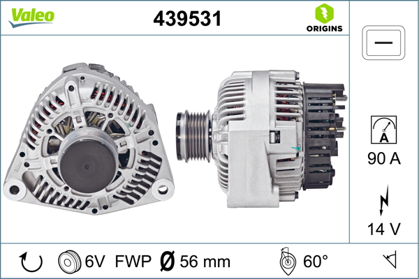 Valeo Alternator/Dynamo 439531