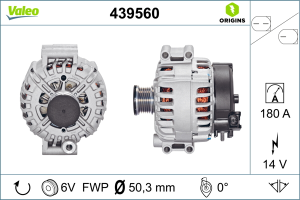 Valeo Alternator/Dynamo 439560