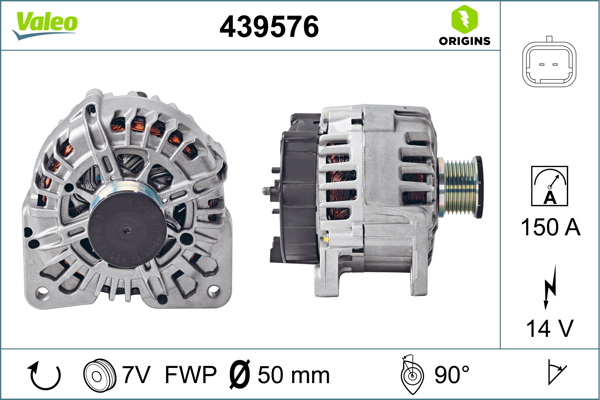 Valeo Alternator/Dynamo 439576