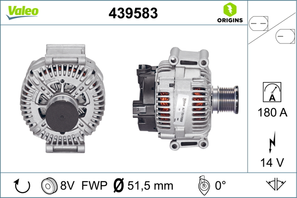 Valeo Alternator/Dynamo 439583