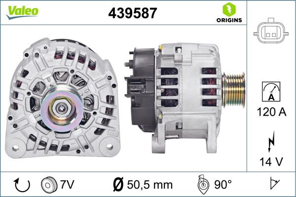 Alternator/Dynamo Valeo 439587