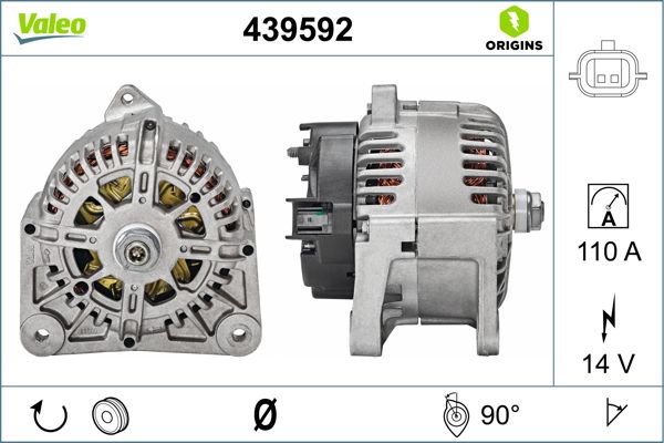 Alternator/Dynamo Valeo 439592