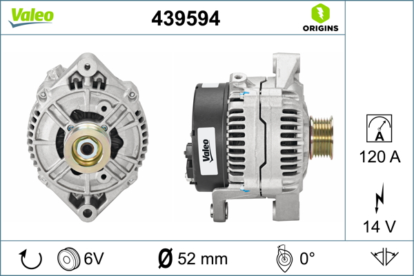 Alternator/Dynamo Valeo 439594