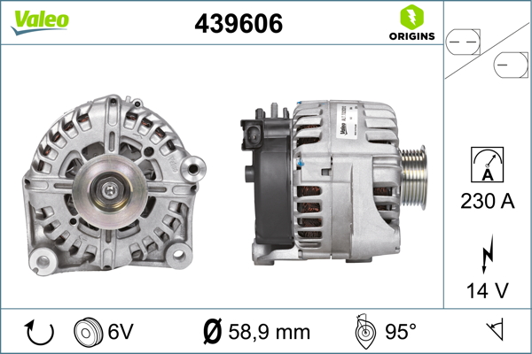 Valeo Alternator/Dynamo 439606