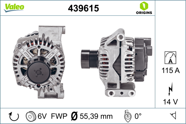 Valeo Alternator/Dynamo 439615