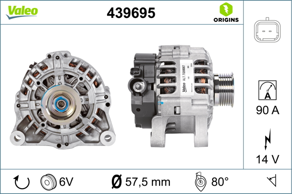 Valeo Alternator/Dynamo 439695