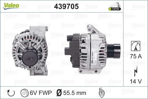 Valeo Alternator/Dynamo 439705