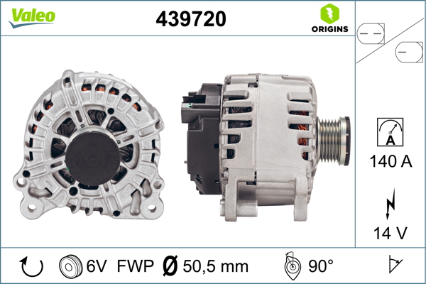 Alternator/Dynamo Valeo 439720