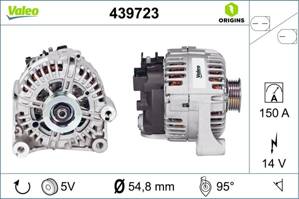 Alternator/Dynamo Valeo 439723